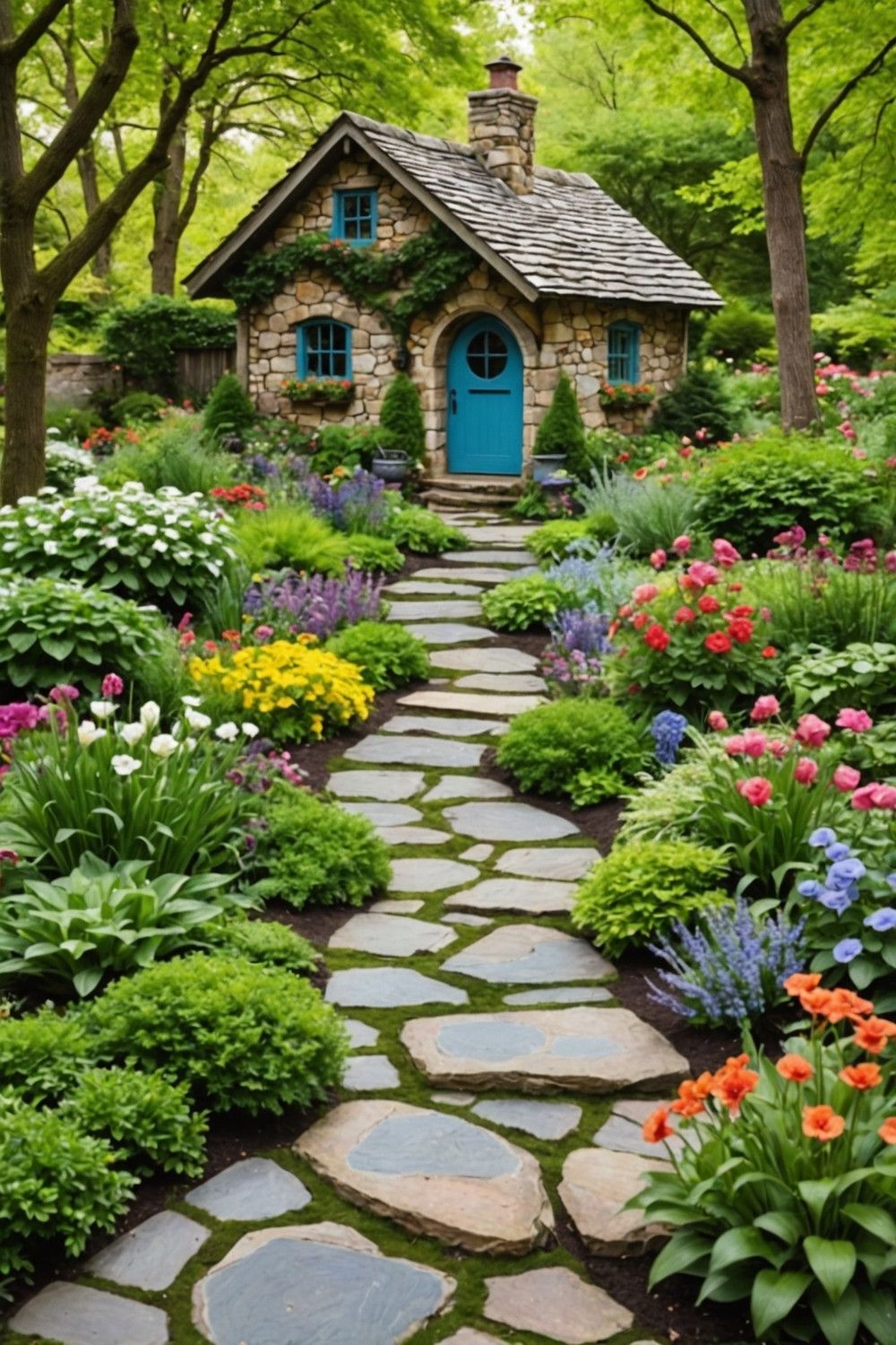 Charming Stone Path Designs