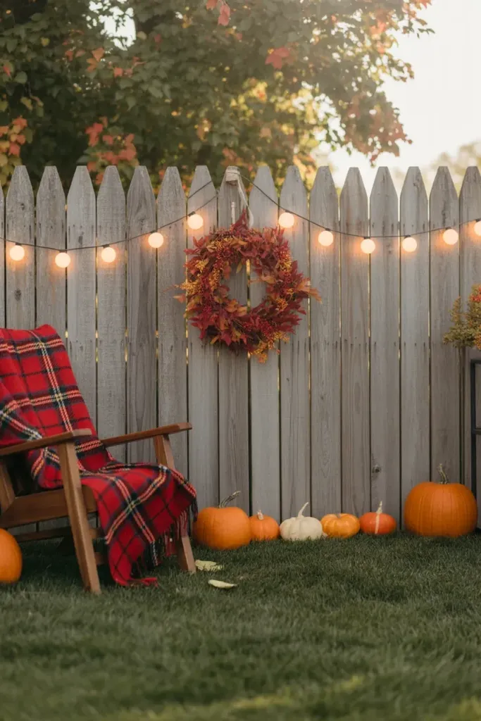 19. Decorate Your Fence by Season