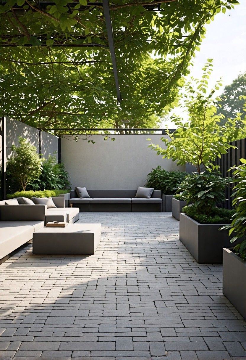 Minimalist Modern Brick Layout