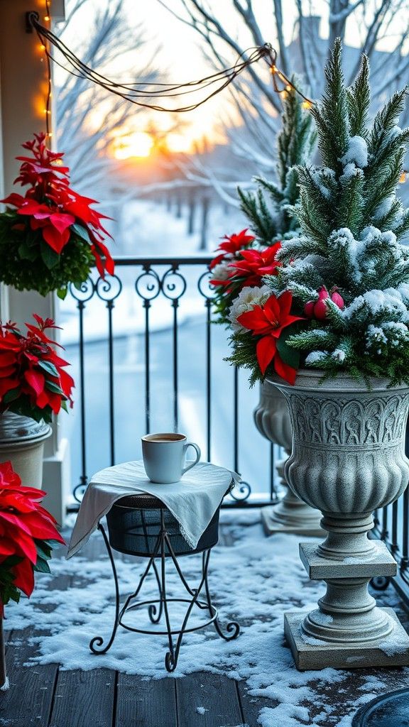 Seasonal Plants in Planters