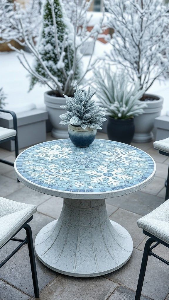 Winter-Themed Mosaic Projects