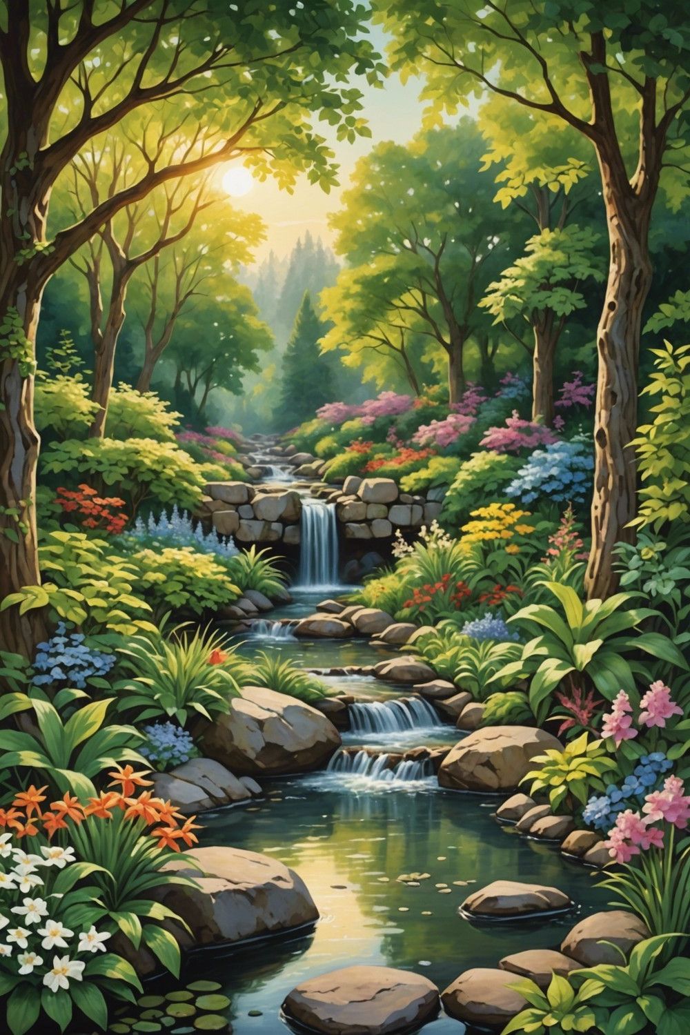 Stone Wall Mural Designs