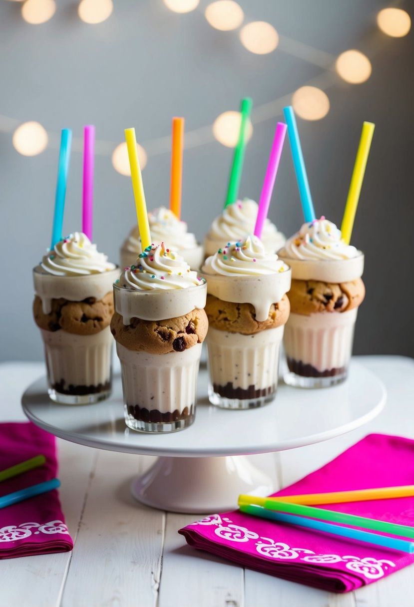 12) Mini Cookie Milkshake Ideas