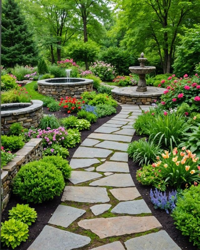 Crushed Stone Walkways