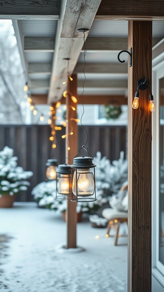 Hooks for Hanging Lanterns and String Lights