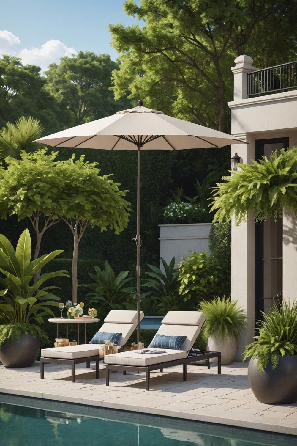 Pool Umbrellas for Shade