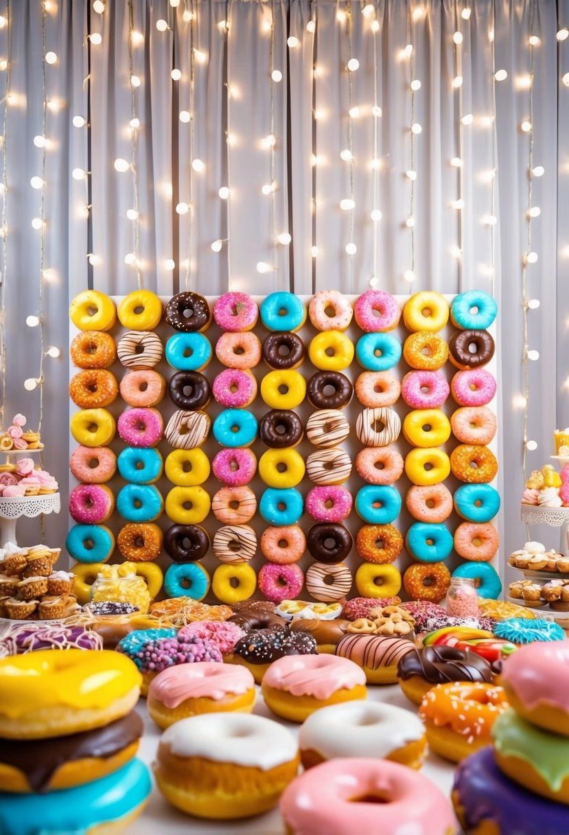 7) Festive Donut Display Ideas