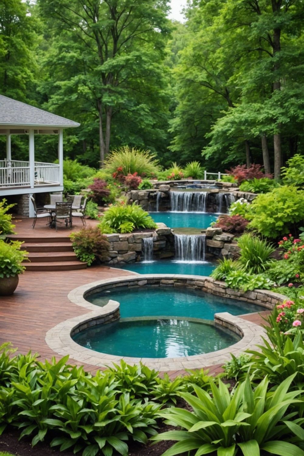 Blending Deck with Surrounding Landscape