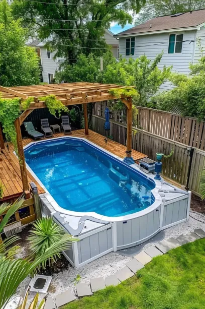 6. Privacy Fence and Pergola Setup - photo 2