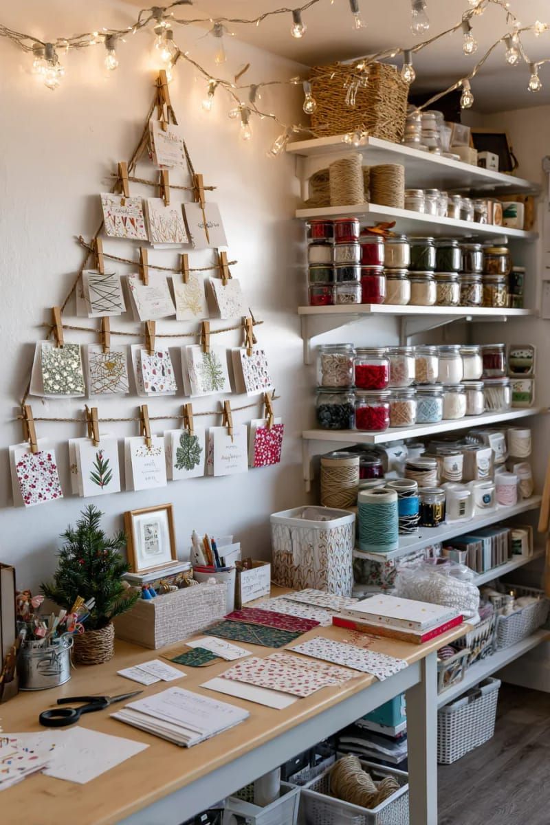 4. Twine Christmas Card Display Tree - photo 2