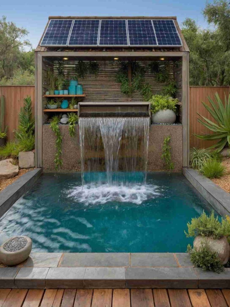 2025’s Top 47 Backyard Pool Ideas: Waterfall Wonders - photo 21