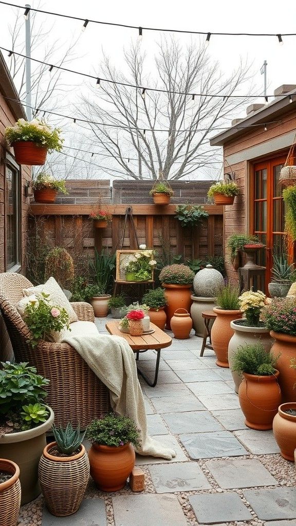 Planters and Pots for Patio Greenery