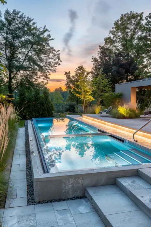 Modern Pool Design with Sleek Lines