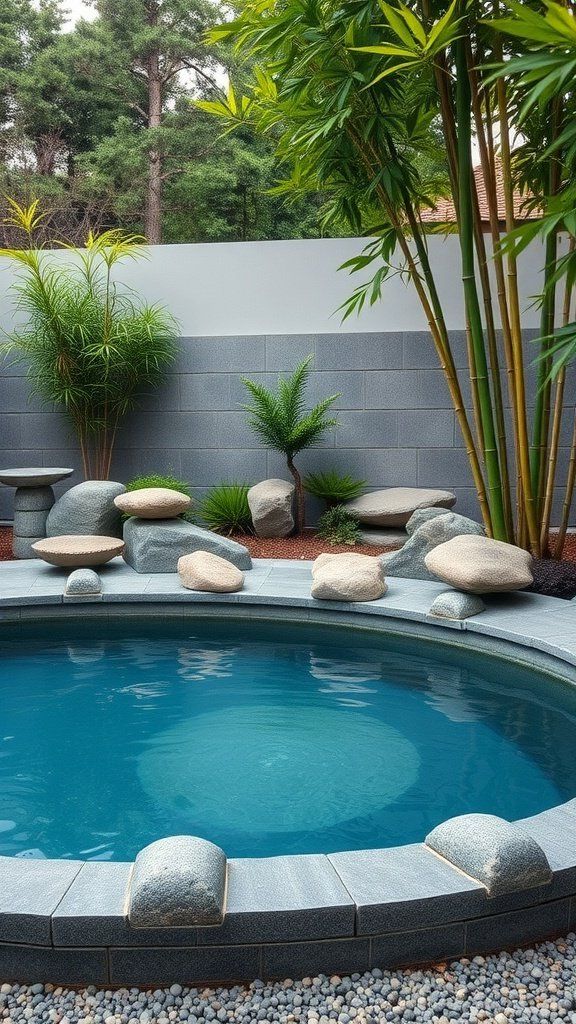 Zen Garden Ideas for Above Ground Pools