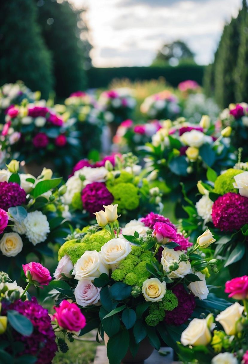 11) Use Dense Bouquets for Dramatic Impact