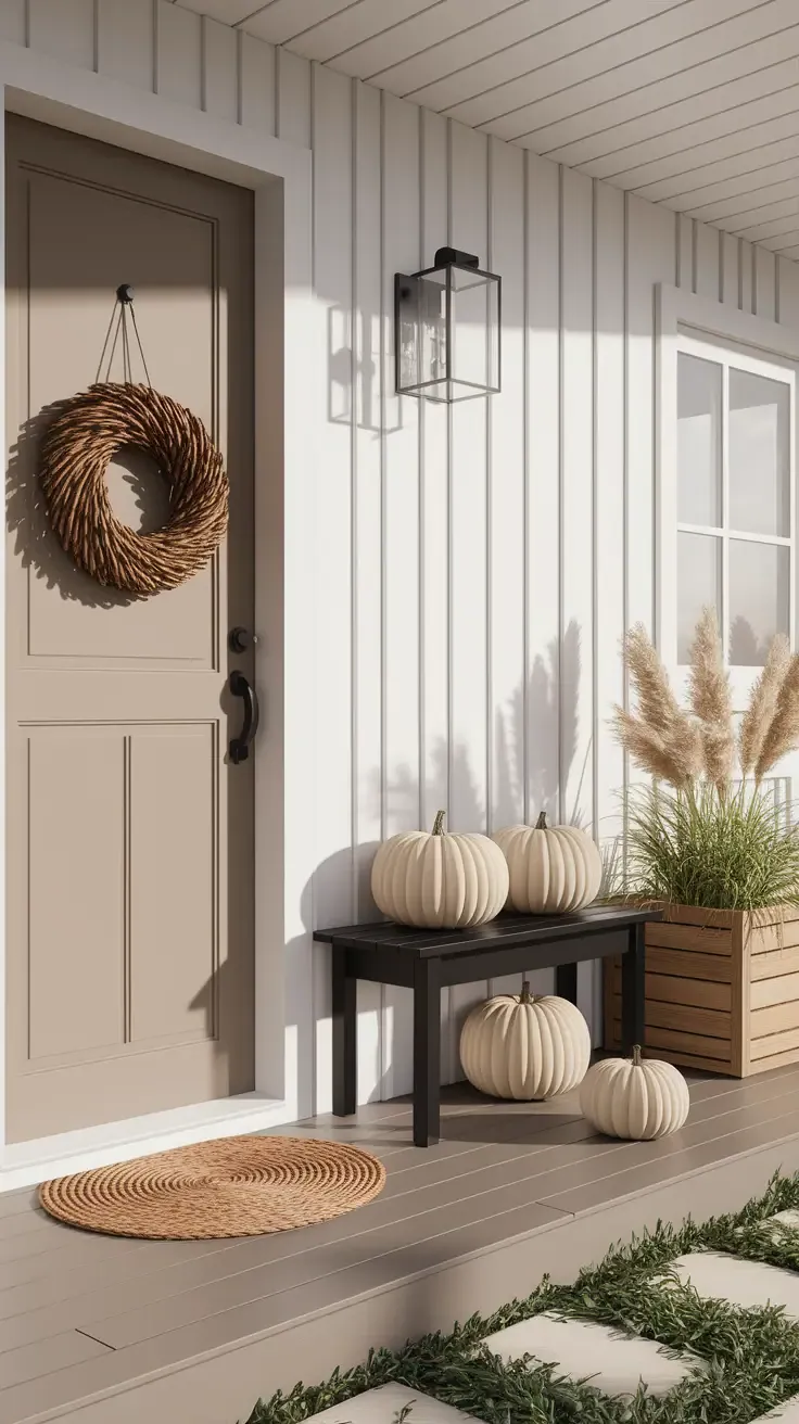 Minimalist Fall Porch Decor Ideas