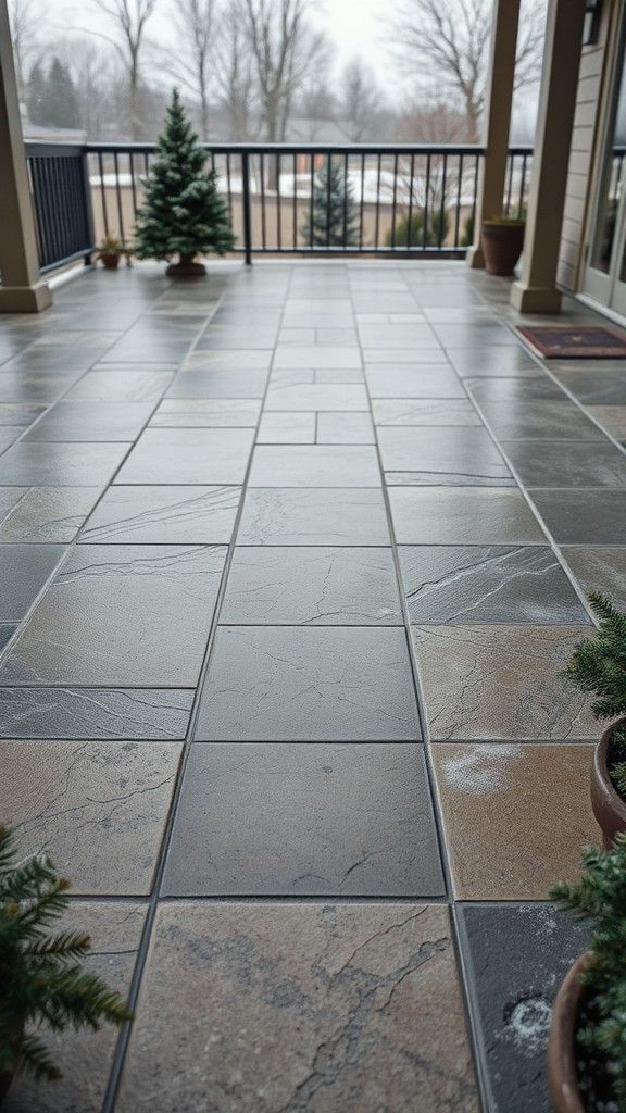 12) Stamped Concrete Patios