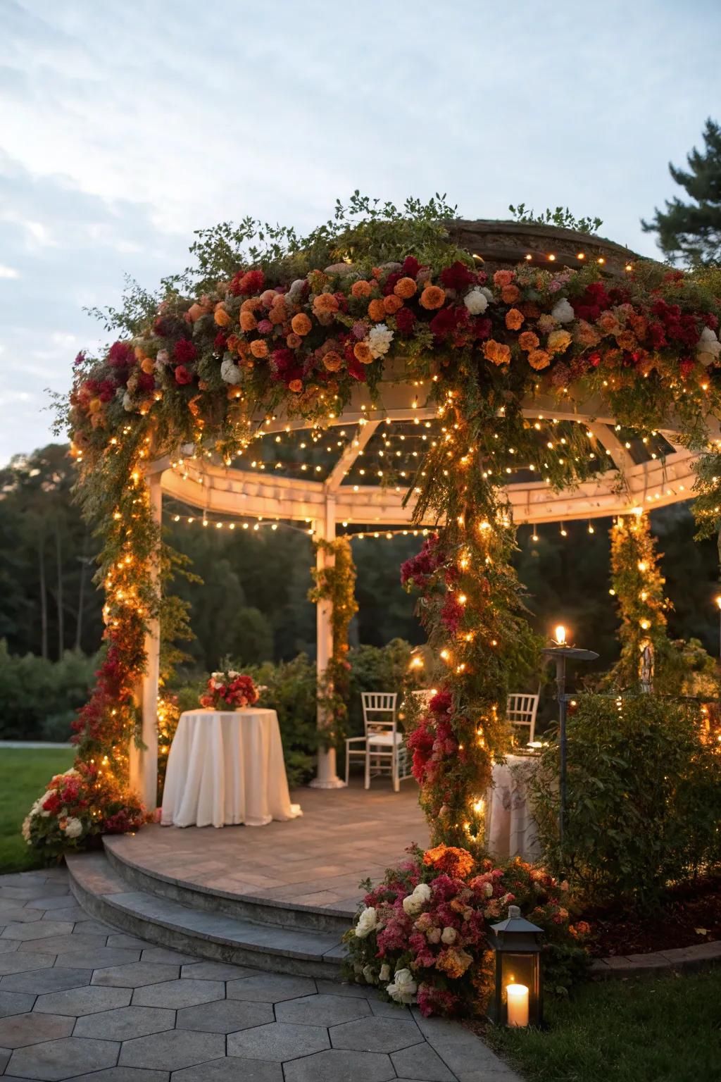 Pergola Decor That Changes with the Seasons