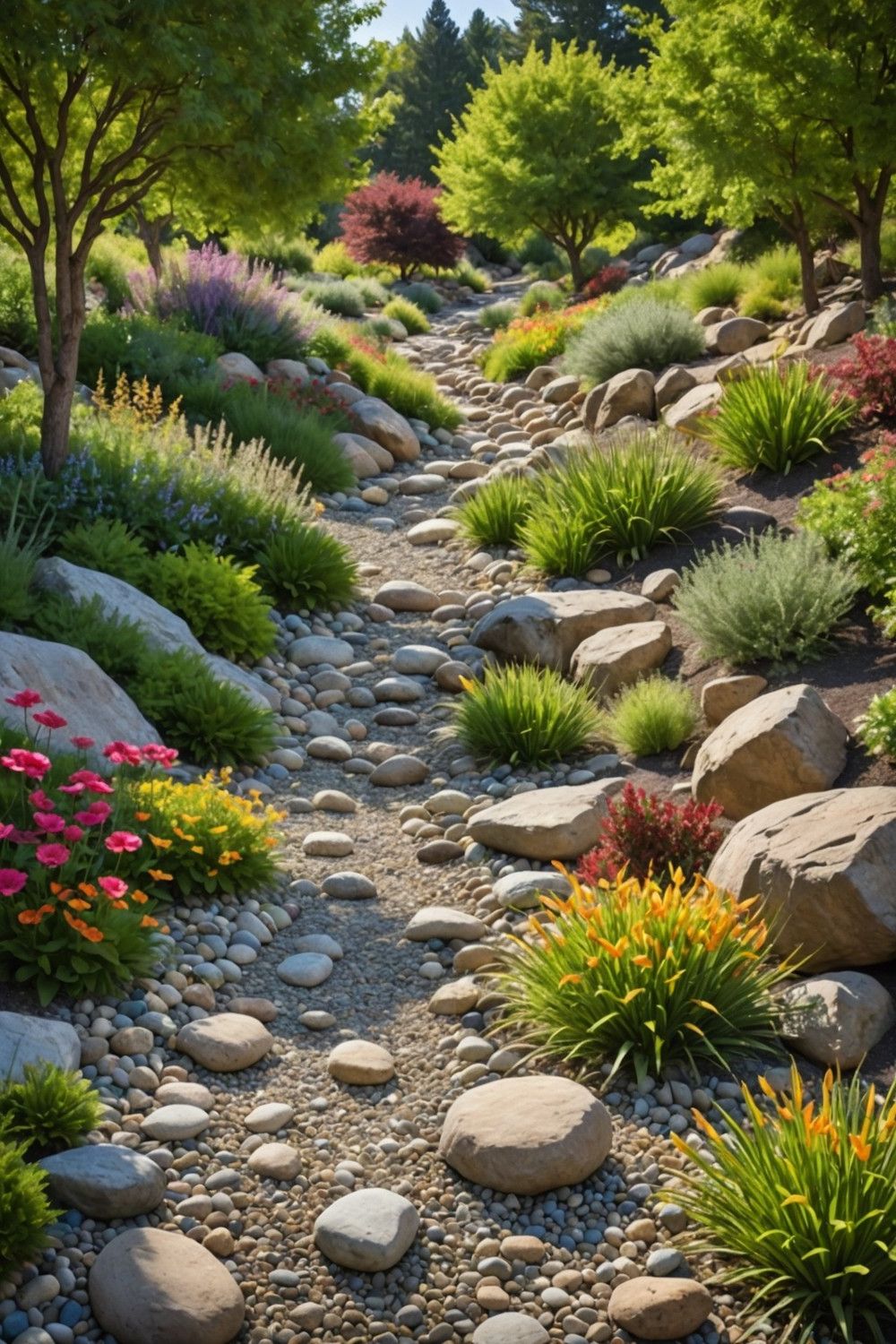 Designing a Dry Creek Bed