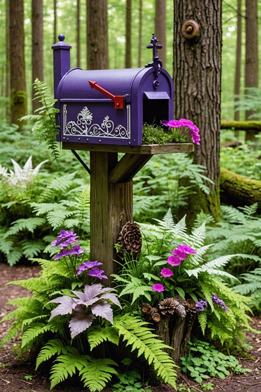 Whimsical Woodland Garden