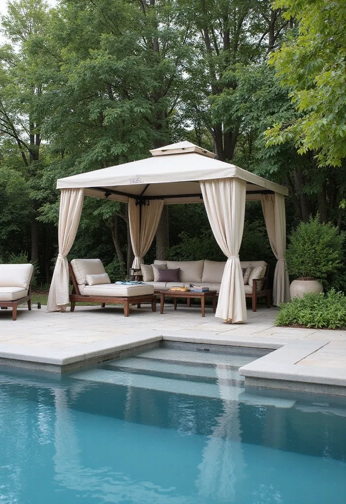 9. A Cabana-Style Pool Retreat