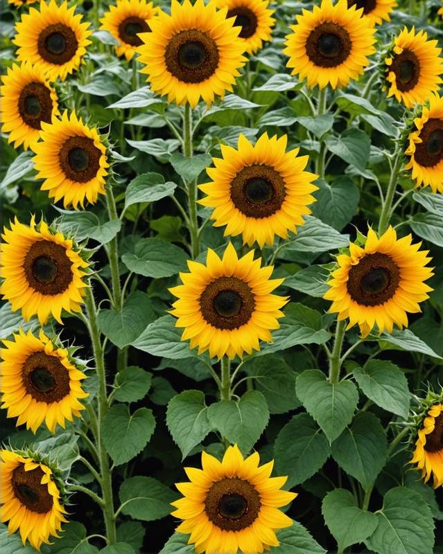 Sunflowers for Garden Height