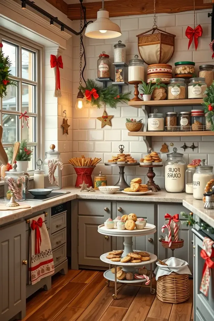 Setting Up a Holiday Baking Nook and Display