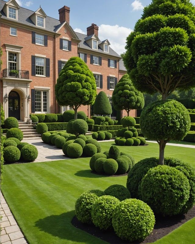 Creative Boxwood Topiary Shapes