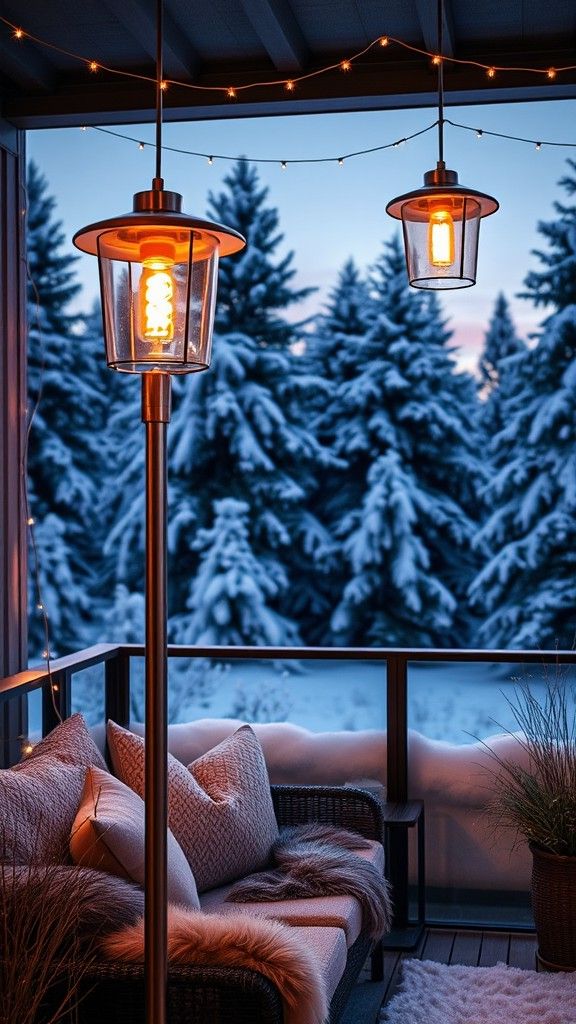 Stylish Heated Lamps for Warmth