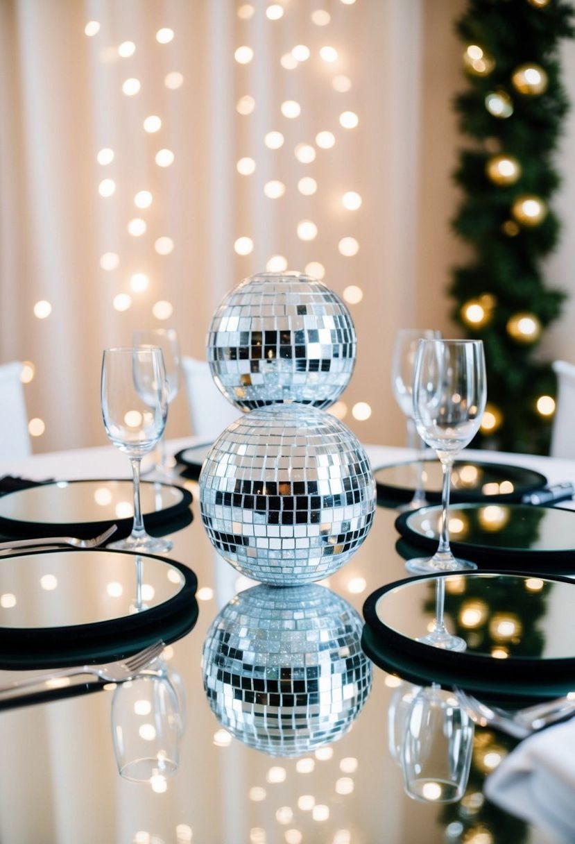 13) Disco Ball Drink Coasters