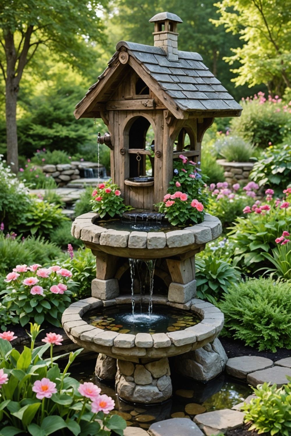 Quaint Garden Water Features