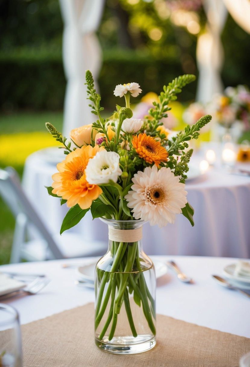 4) Add Seasonal Flowers for a Personal Touch