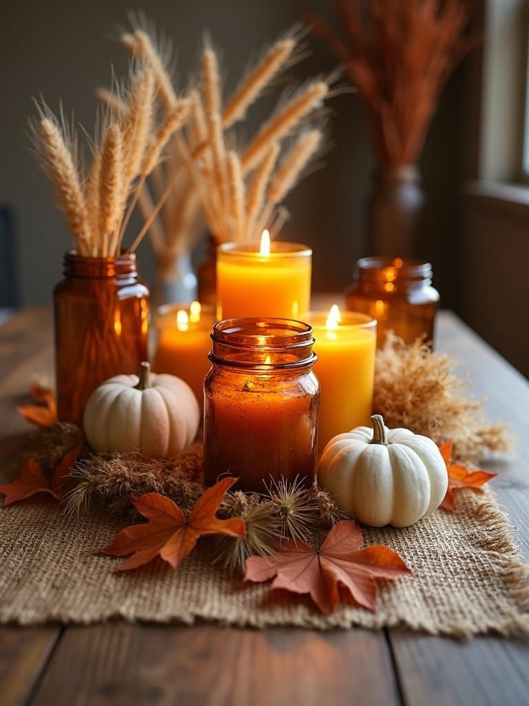 Set the Mood With Plant-Based Fall Candles