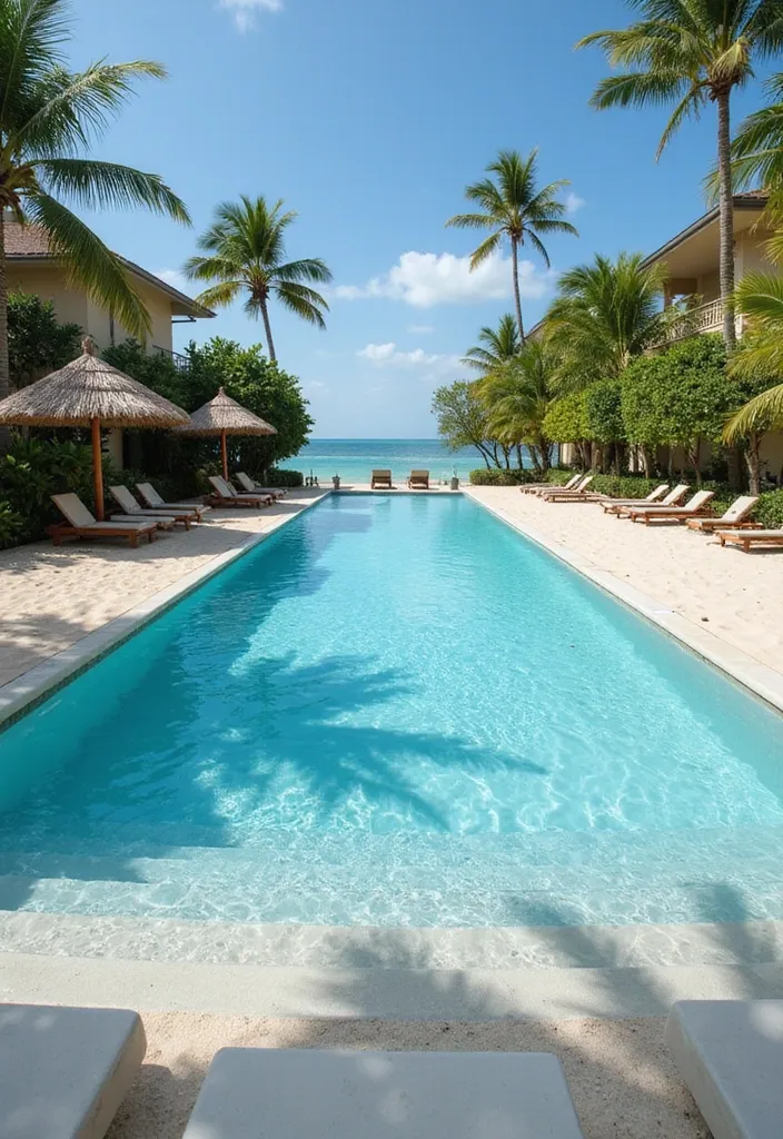 13. Beach Entry Pools for Easy Access
