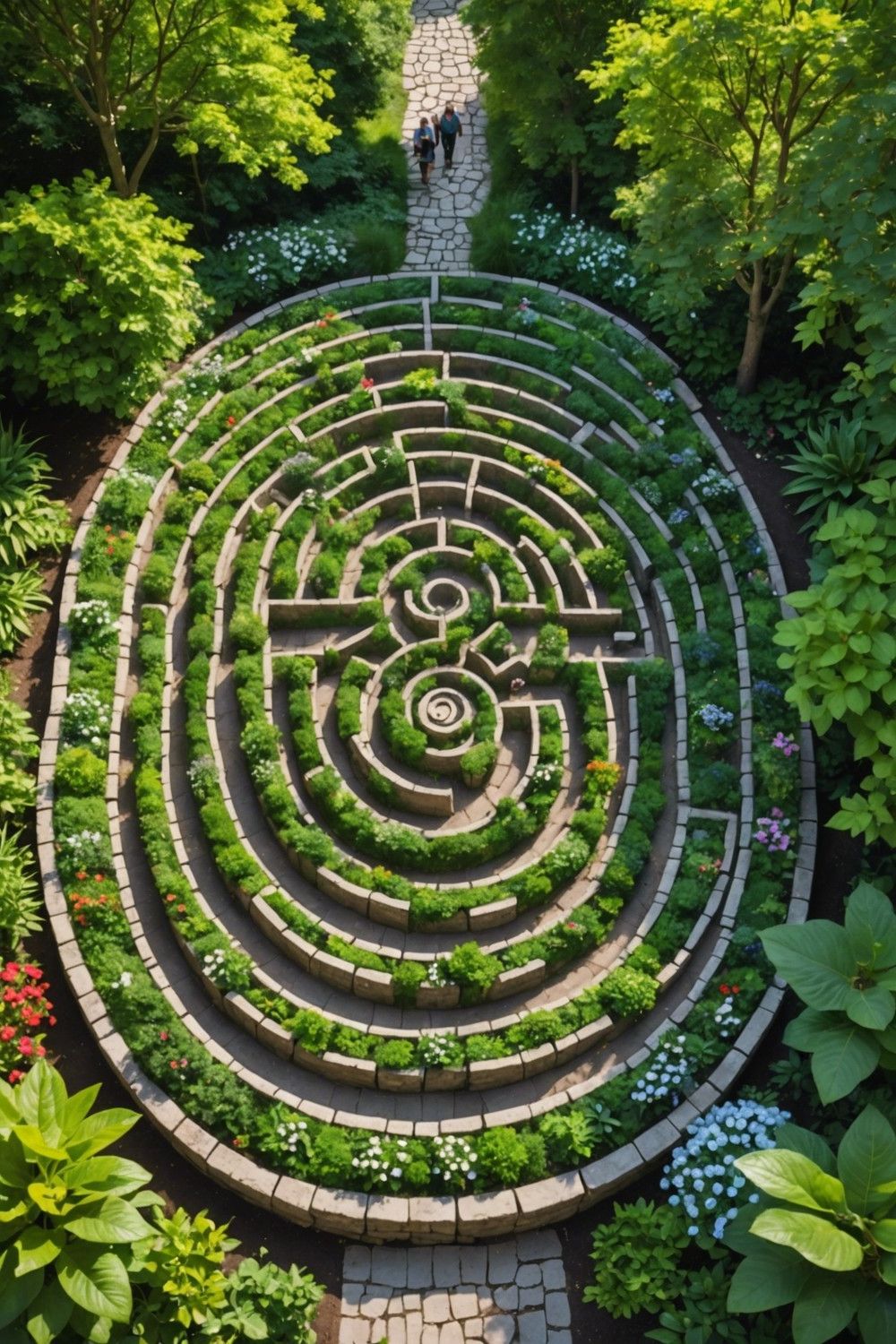Mini Stone Maze Designs