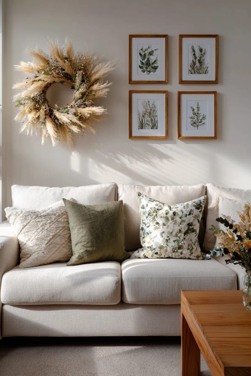 28. Botanical Print Gallery Wall and Wreath - photo 2