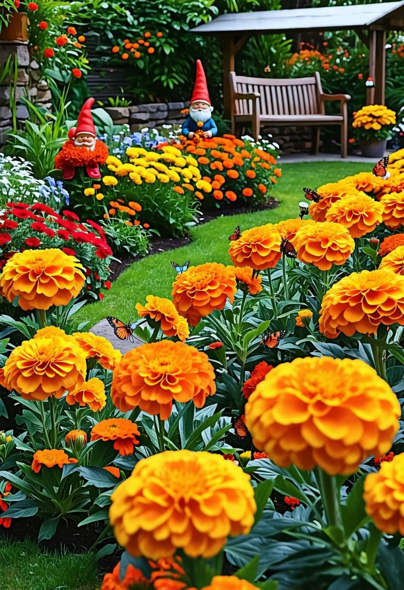 12. Building a Themed Garden with Marigolds