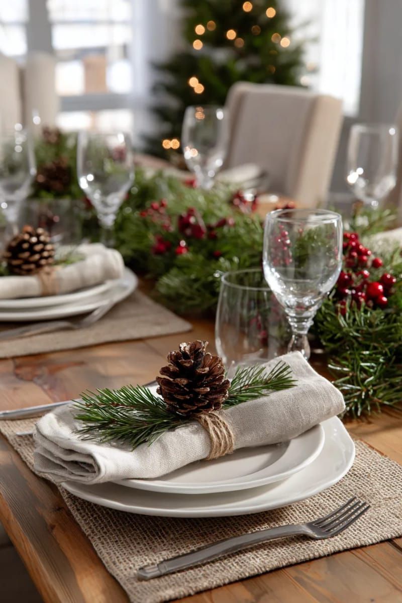 17. Rustic Pinecone and Cinnamon Bundles Per Plate - photo 3
