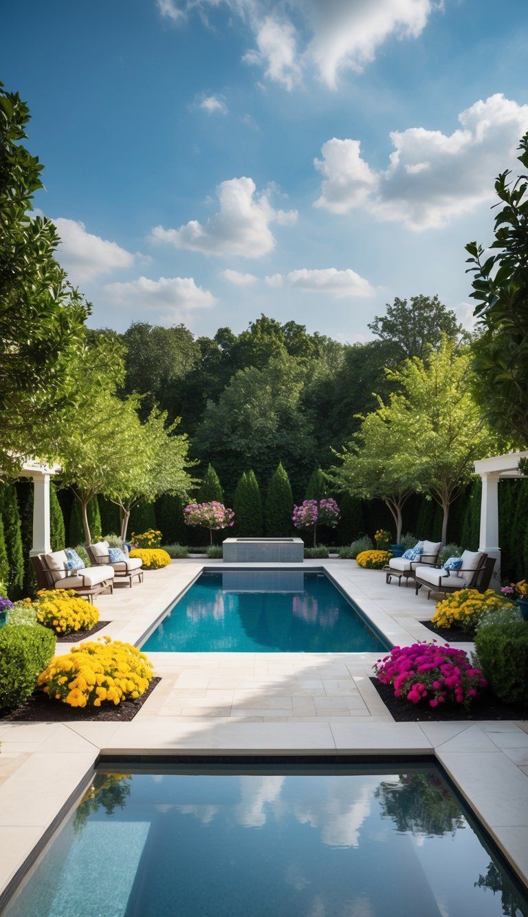 21 Creative Backyard Pool Landscaping Ideas