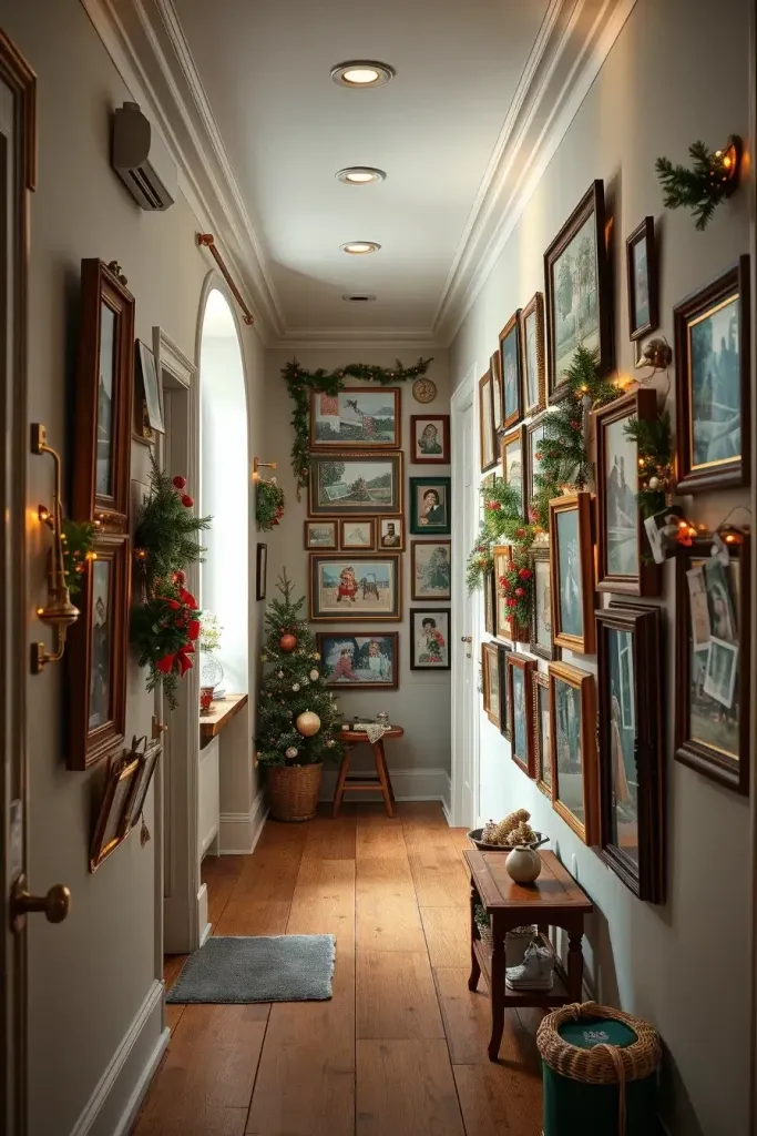 19) Vintage Christmas Postcards as Wall Art - photo 2