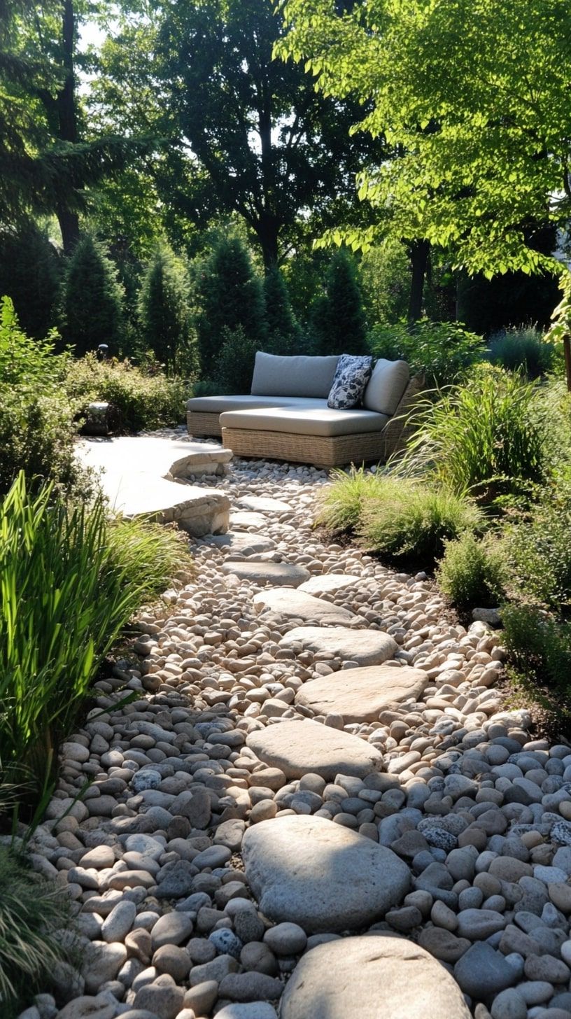 20 Best Pebble Garden Landscaping Ideas - photo 6