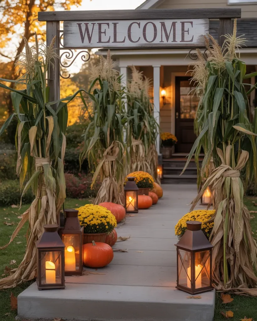 12. Cornstalk Trail With Lanterns - photo 2