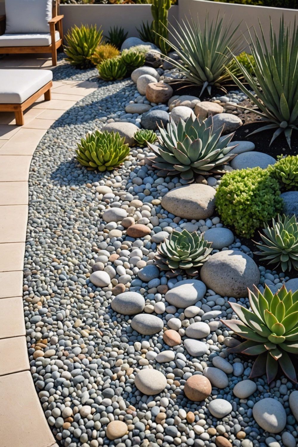 Gravel Gardens Studded with Succulents