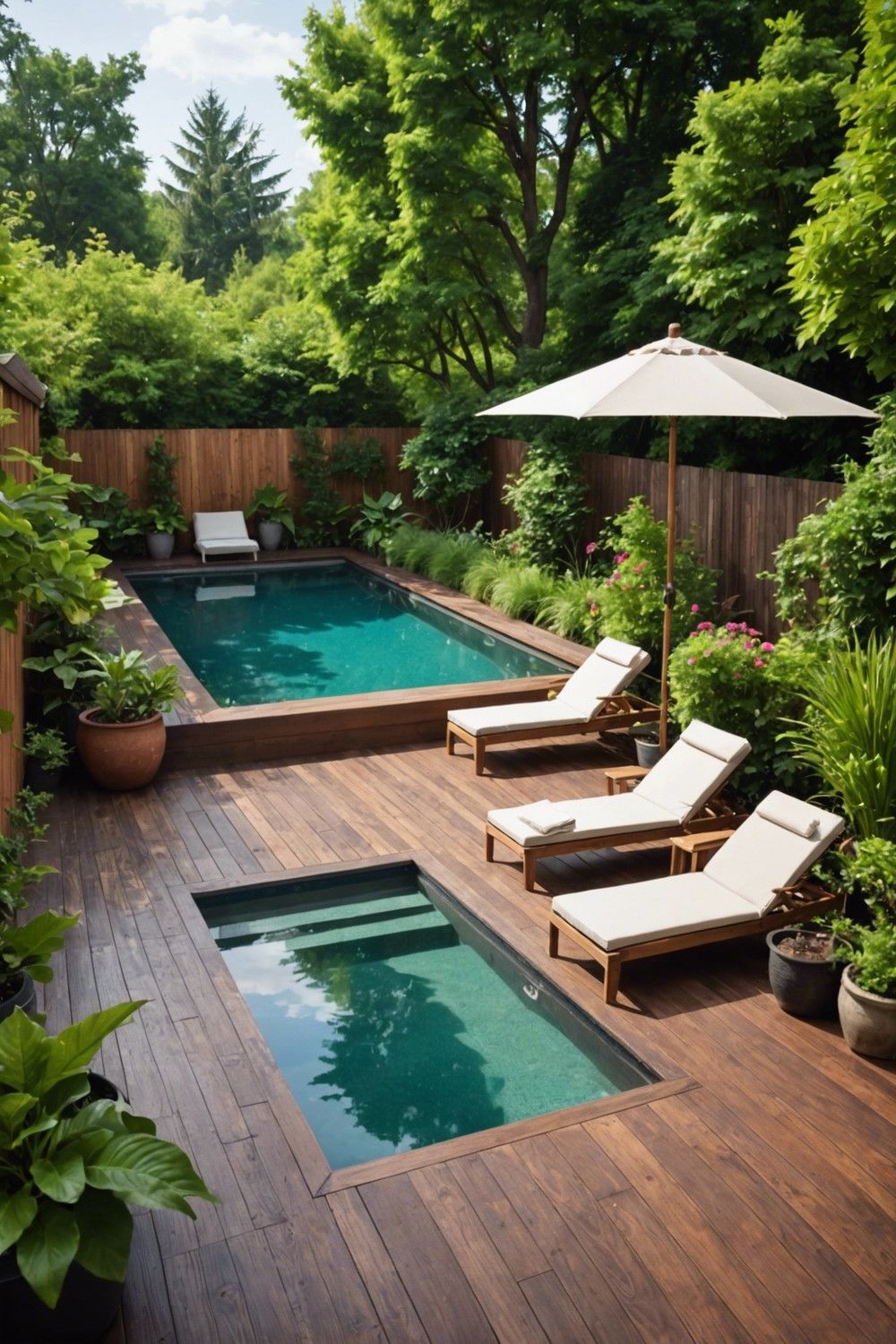 Cocktail-Style Small Pools