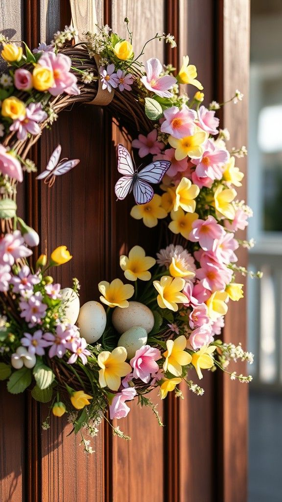 1 Bright Spring Wreath Ideas