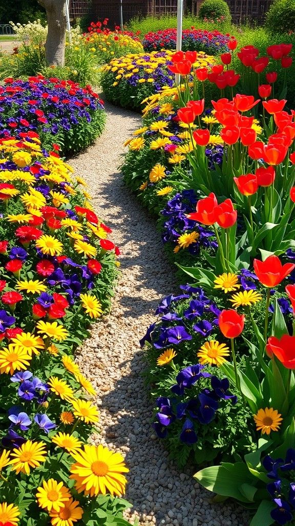 Colorful Flower Beds for Instant Charm
