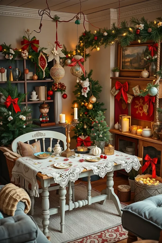 24) DIY Projects for Vintage Christmas Decor