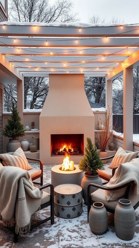 Install an Outdoor Fireplace