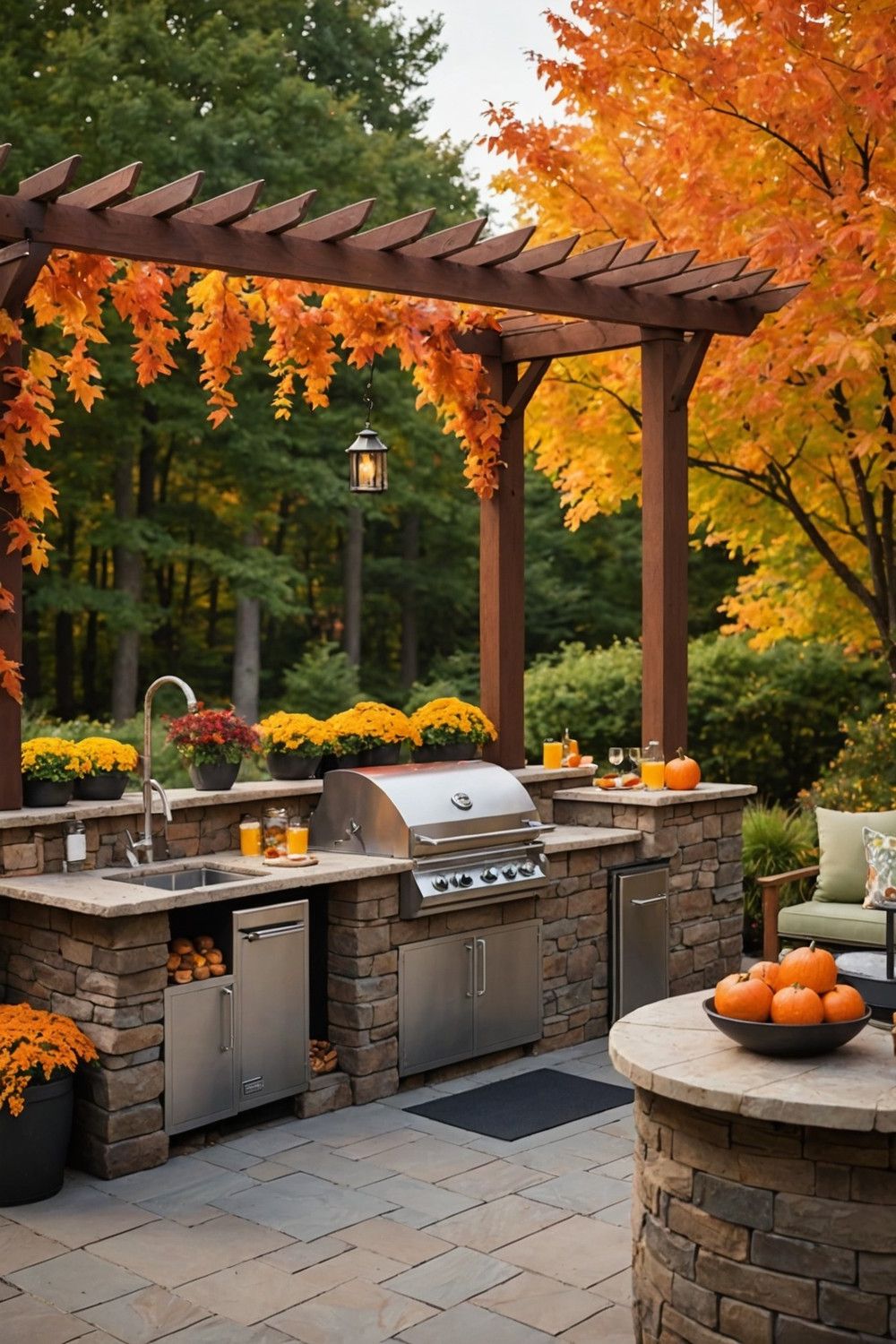 Building an Outdoor Kitchen for Fall