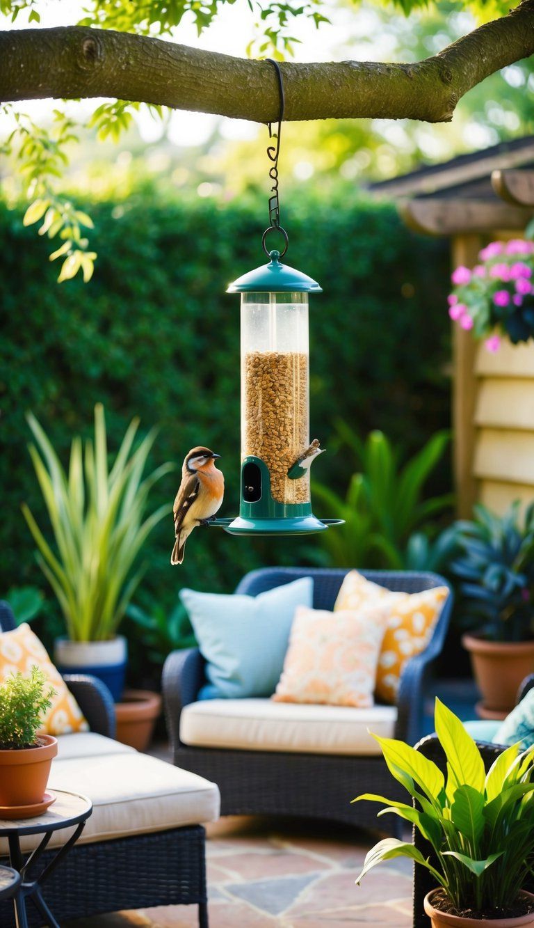 Attracting Birds with a Feeder